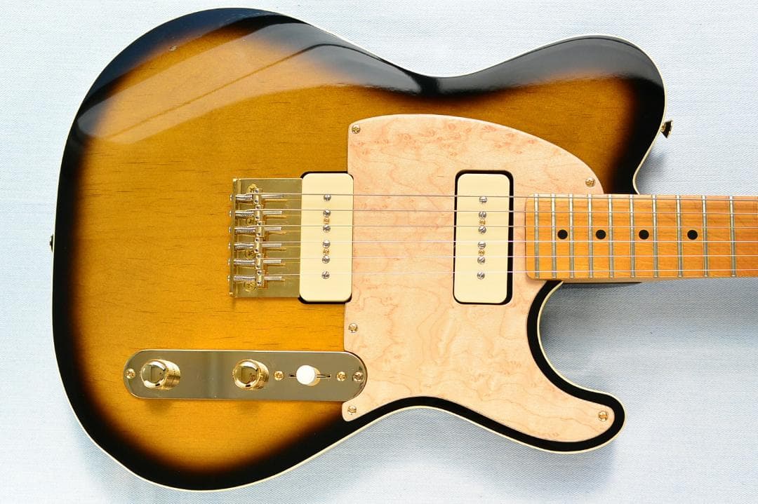 History Z2-CFS テレキャ P-90 ブラスブリッジ バーズアイPG