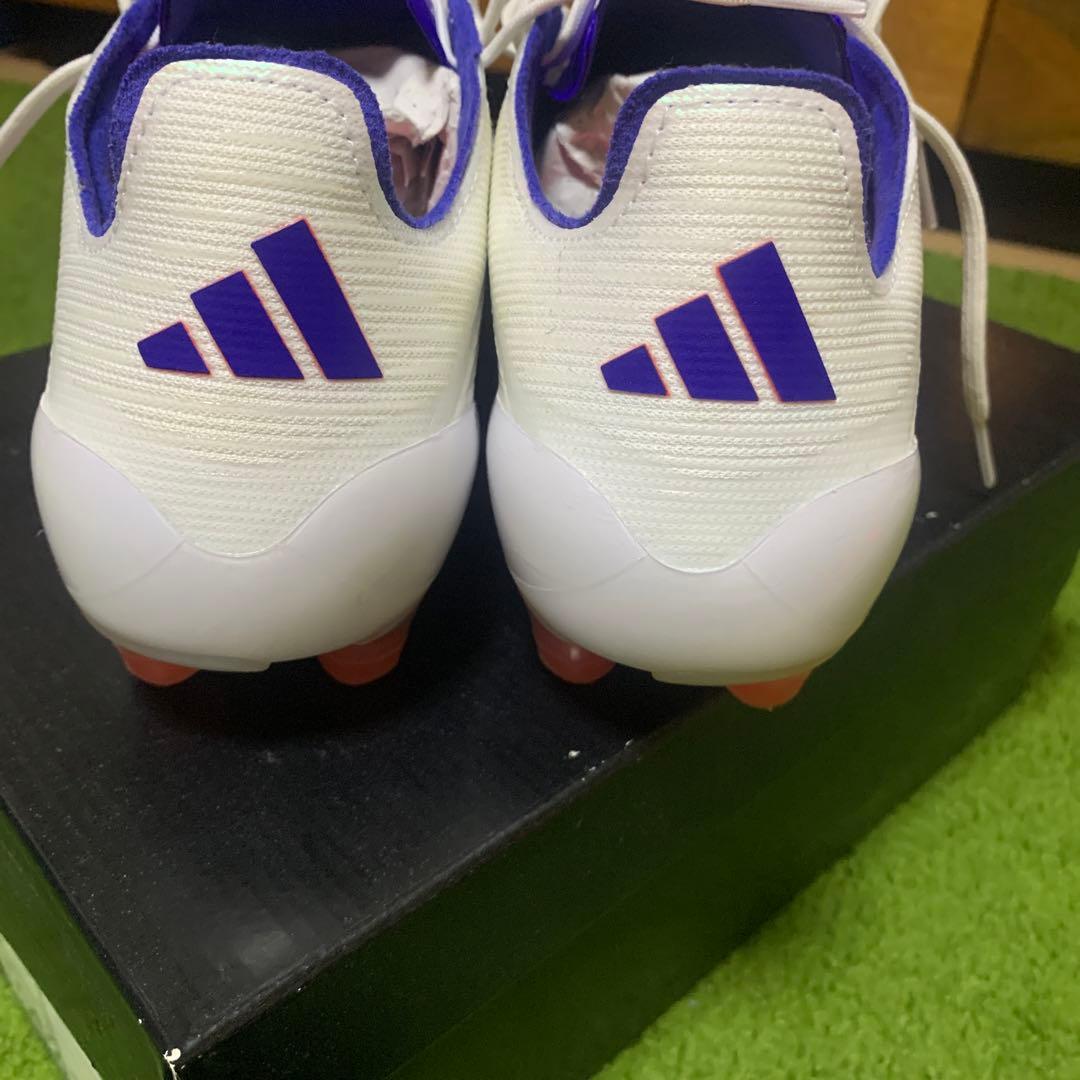 adidas F50エリートHGホワイト/ブルー/オレンジ