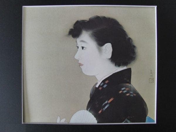 中村貞以、〈初夏〉、希少な豪華限定版・大判額装用画集より、状態良好