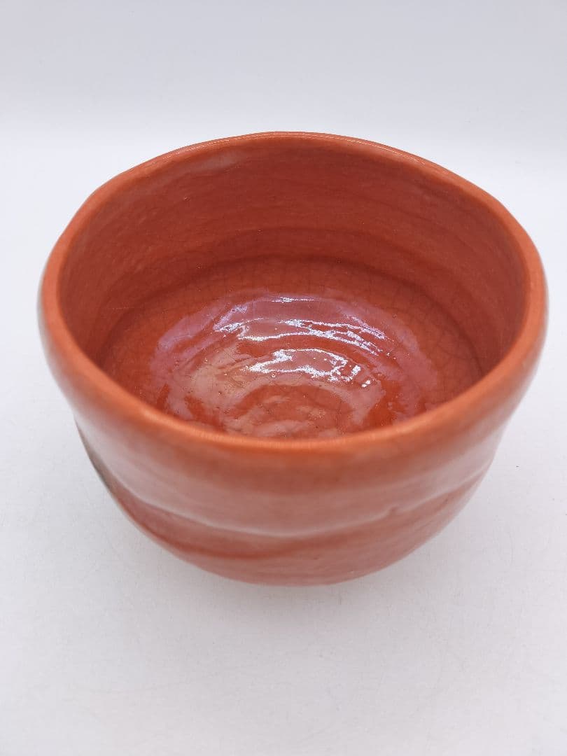 c657 茶碗 赤楽 銘『無事』紫野 寛州箱書 伊藤一楽 木箱 茶道具 古物
