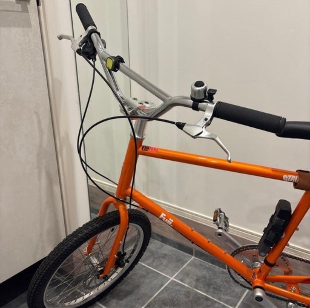 CHARFUJI オレンジ ミニベロ