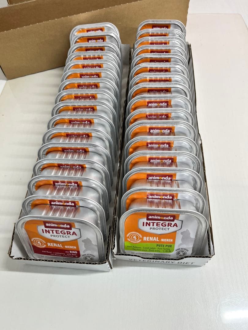 在庫処分品　アニモンダ　インテグラプロテクト　腎臓ケア　七面鳥16個牛16個