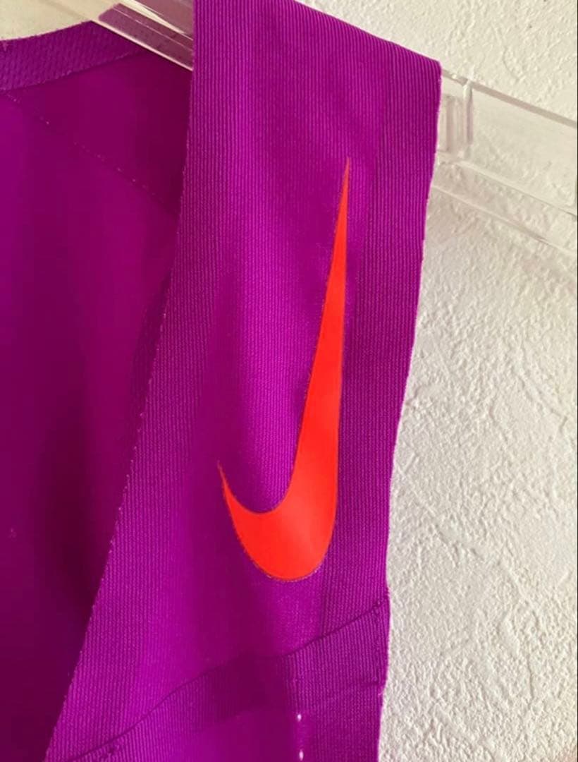 ナイキ　エアロスイフト　シングレット　S パープル