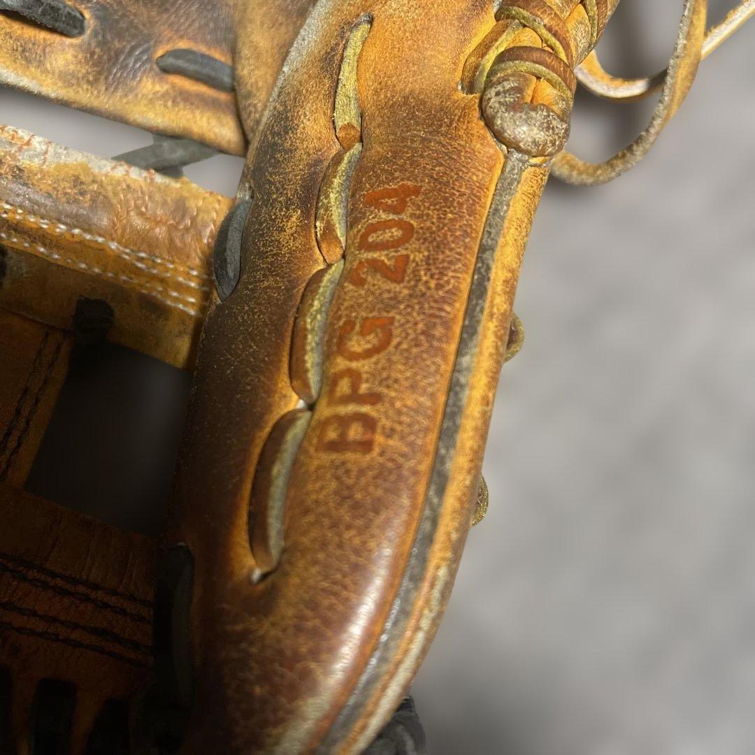 S*様 ZETT PRO STATUS 硬式グローブ 茶色 レザー　二遊間用