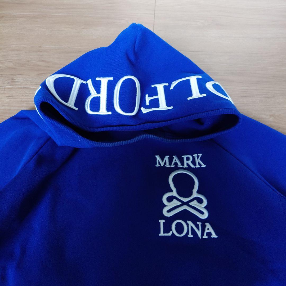 MARK LONA フード付きセーター 青