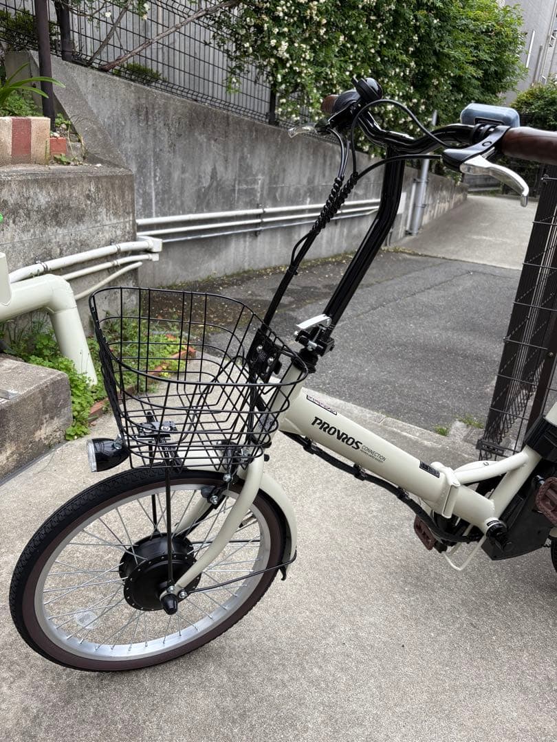 PROVOS 電動アシスト自転車 アイボリー 20インチ