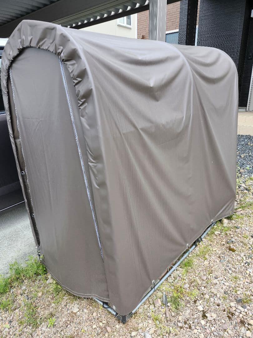 引取限定　南栄工業 サイクルハウス 2台用　中古