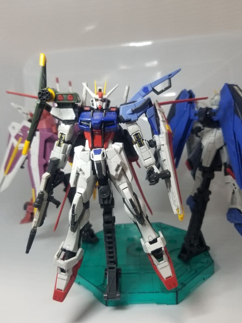 RG　ストライクガンダム　ジャスティスガンダム　フリーダムガンダム