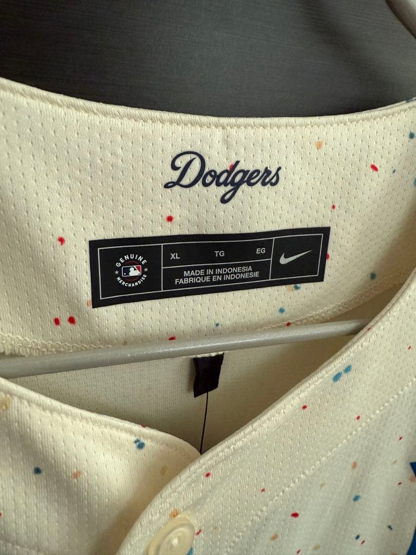 大谷翔平　ドジャース公式ユニフォーム　NIKEシティコネクト　メンズXL