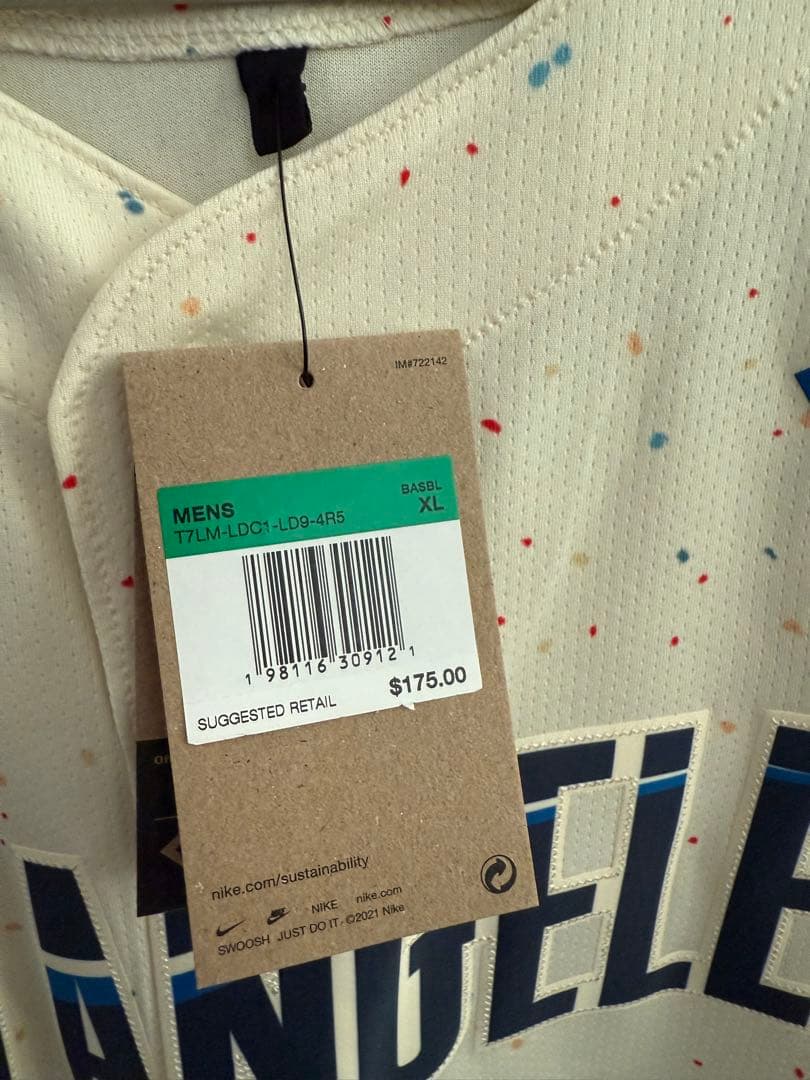 大谷翔平　ドジャース公式ユニフォーム　NIKEシティコネクト　メンズXL