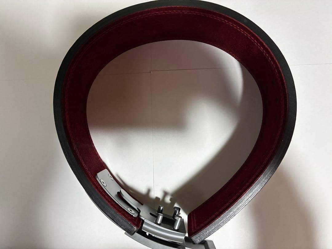 SBD パワーベルト 黒/赤　Mサイズ