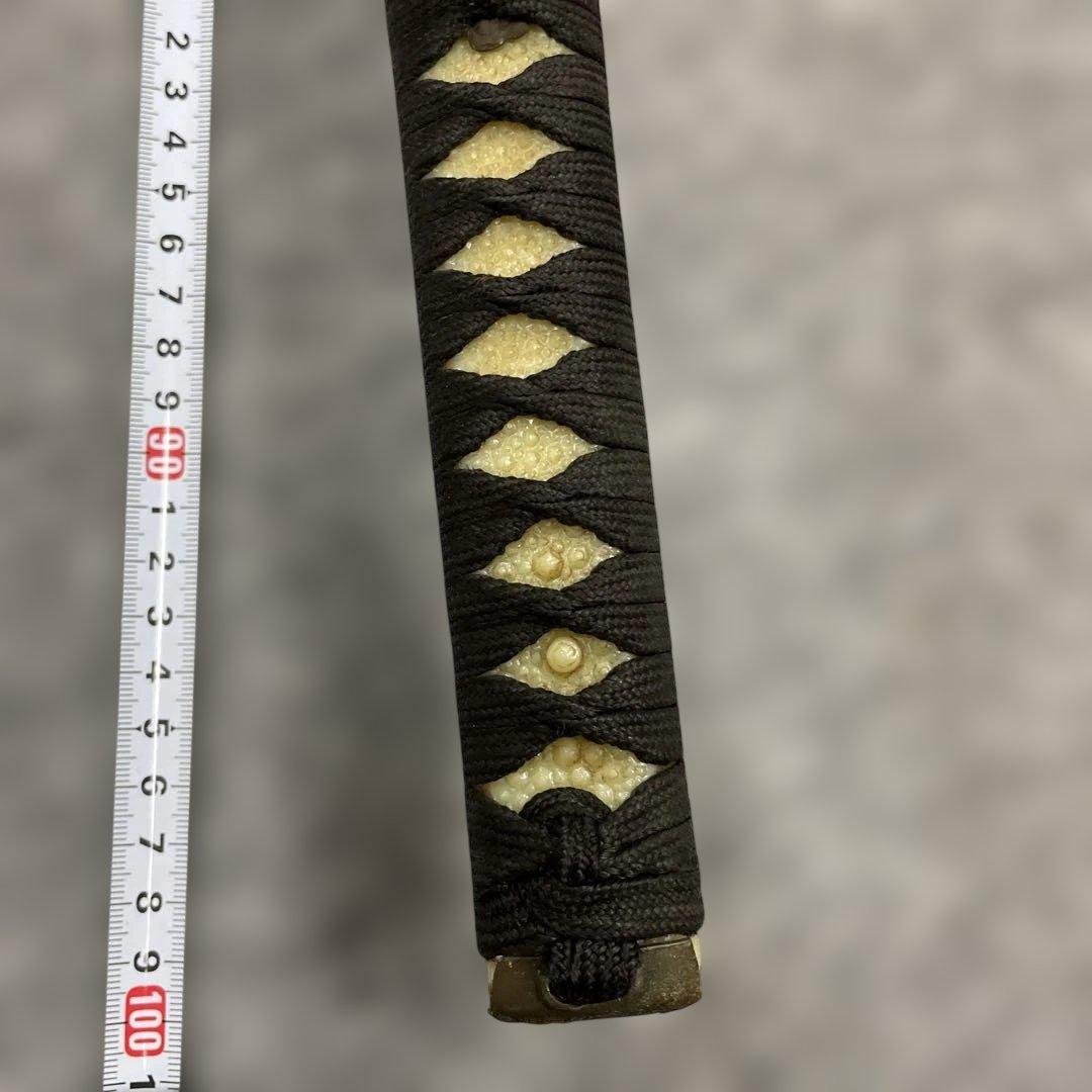 未開刃，模造刀、白鞘 刀 剣 長尺　模擬刀　湾刀 黒色の刀 約100cm