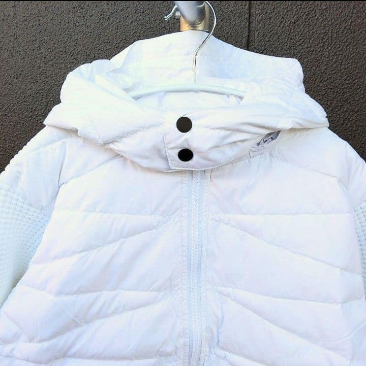 LUXE/R GOLF ダウンフェザーワッフル切替えパーカー45763WHL②