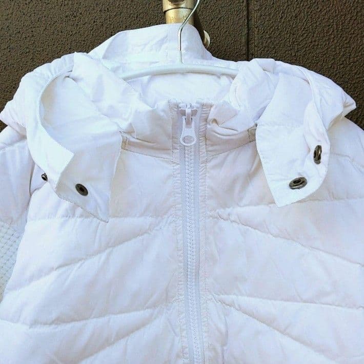 LUXE/R GOLF ダウンフェザーワッフル切替えパーカー45763WHL②