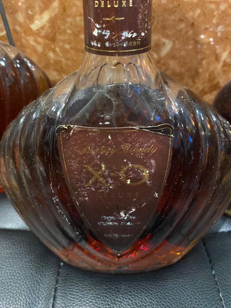 サントリーブランデー古酒3本セット XO 2本&クリスマスベル型VSOP 1本