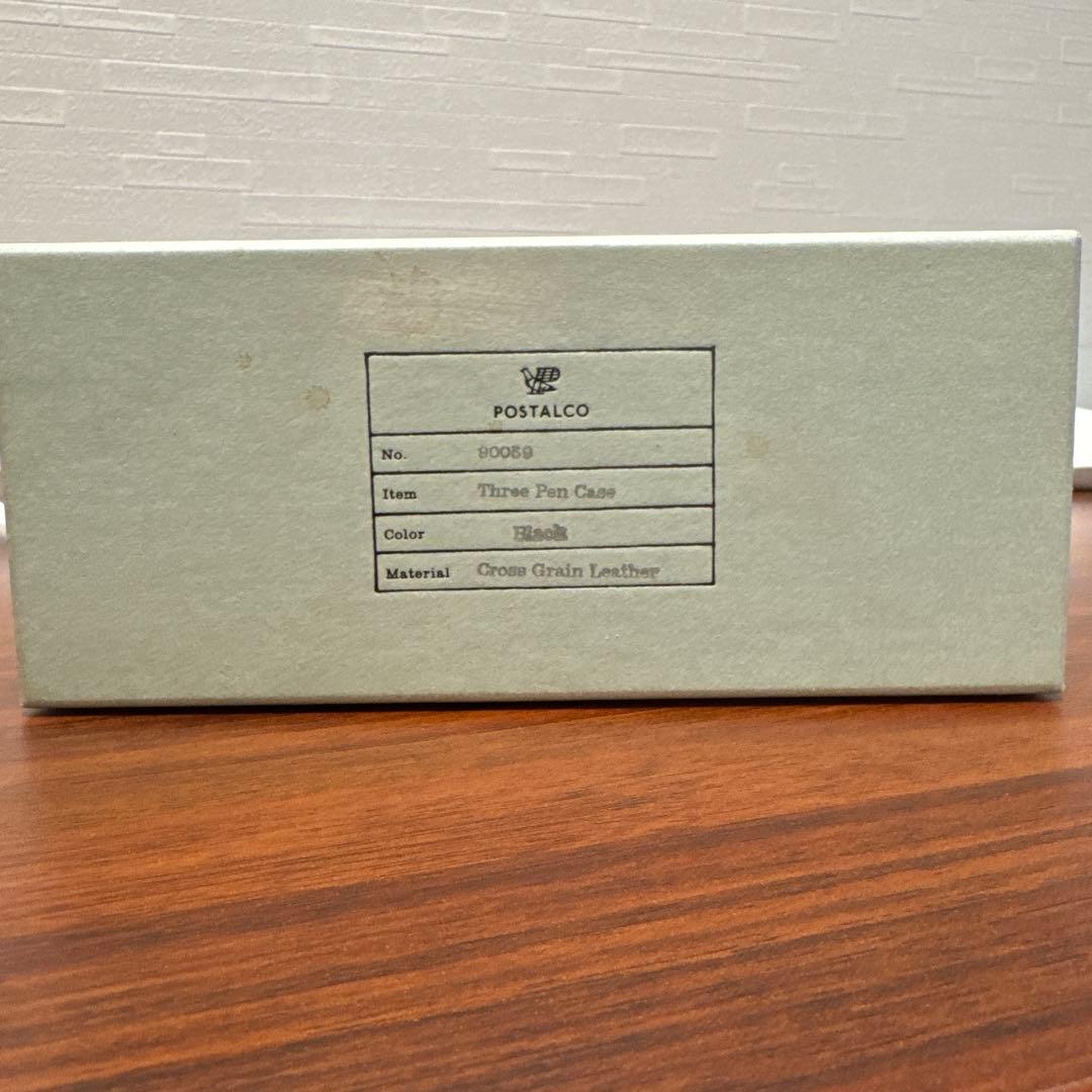 ポスタルコ　スリーペンケース　黒　POSTALCO