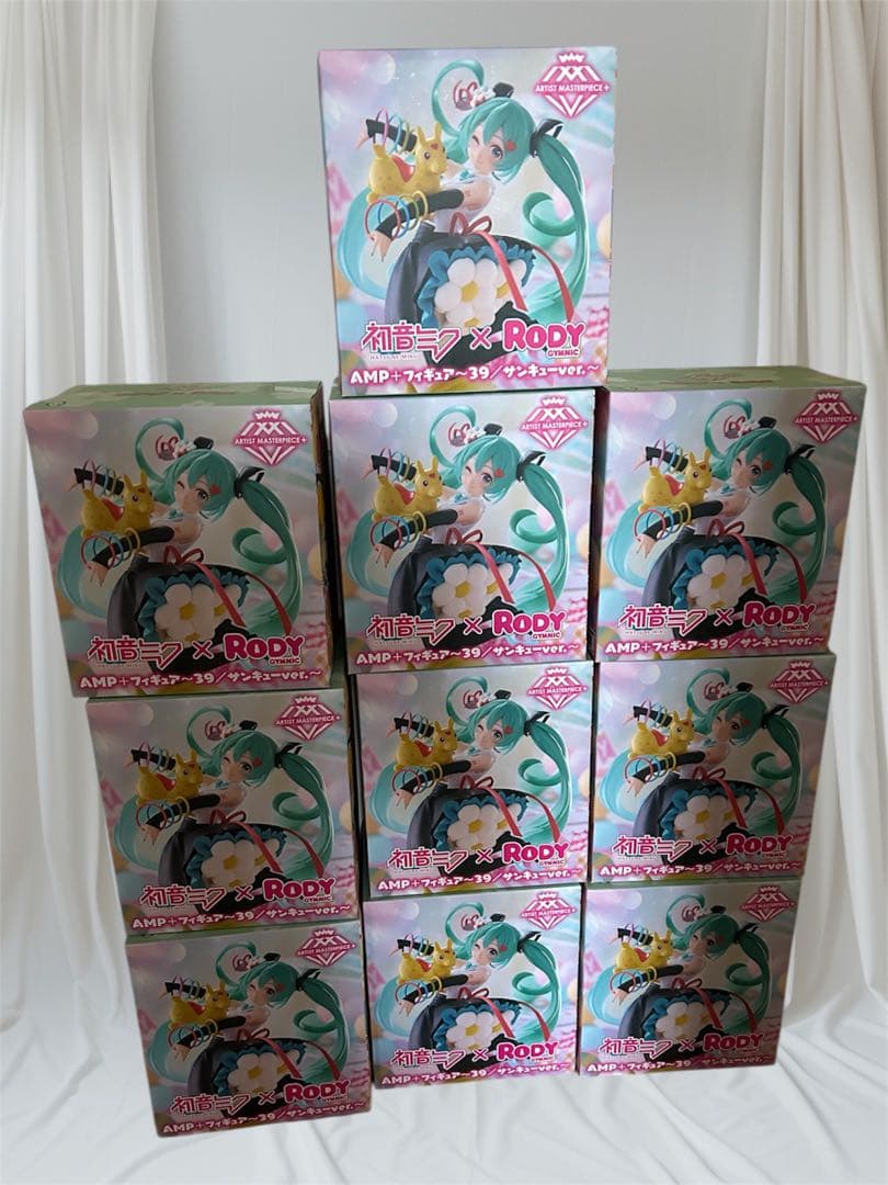 初音ミク×RODY AMP+39 フィギュア サンキューver. 10個