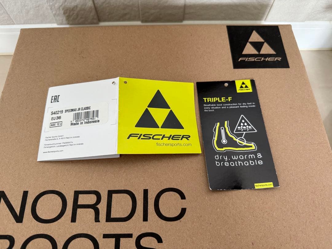 フィッシャー　スピードマックス　ジュニア　クロスカントリースキーブーツ