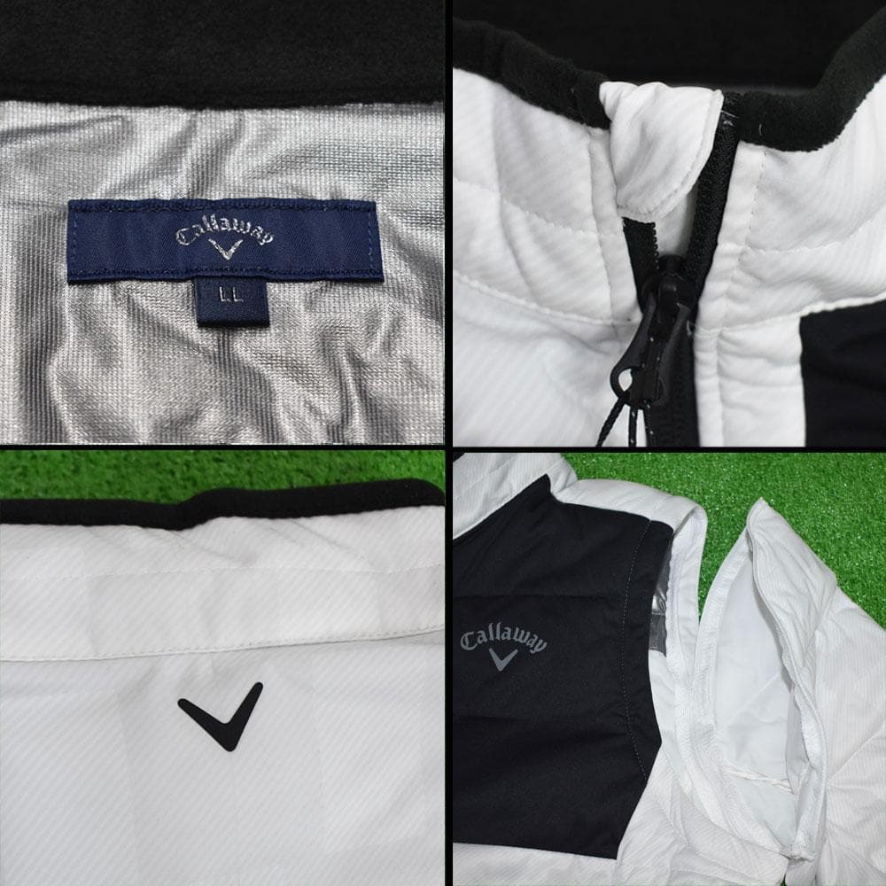 Callaway/キャロウェイ ゴルフ 2WAYジャケット【ホワイトLL】新品！