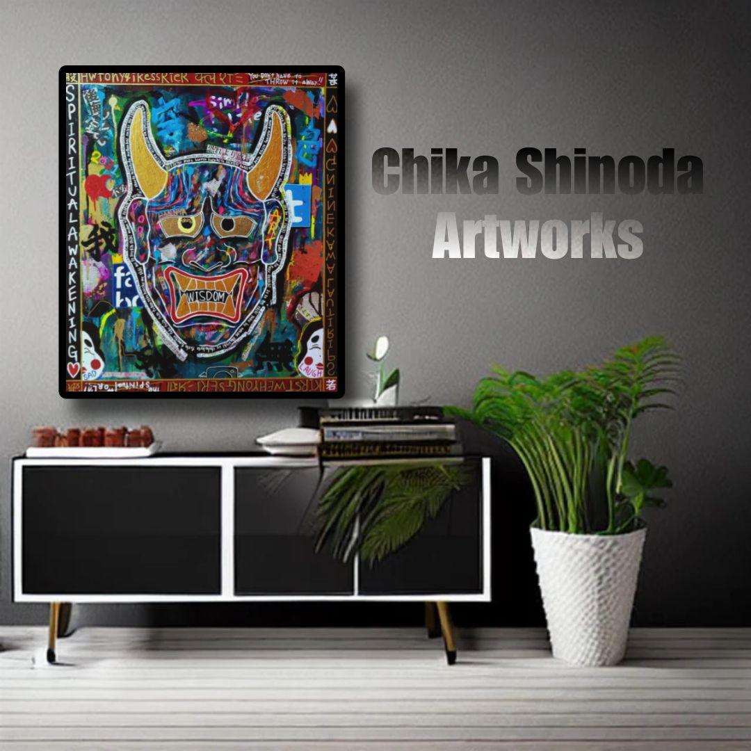 【一点物/F20号】智慧-WISDOM【現代アート/絵画/原画】