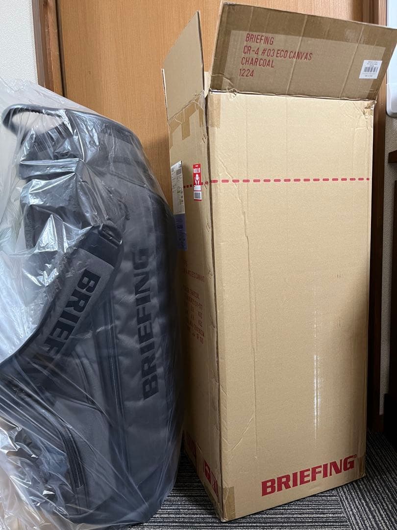 【美品】販売店限定カラー ブリーフィング キャディバック チャコール
