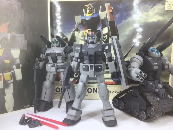 HGUC V作戦セット(ホワイトディンゴ隊仕様)ガンプラ塗装済完成品