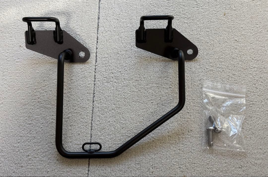 自転車用サドルバッグ 9L ブラック➕サポート（レブル）