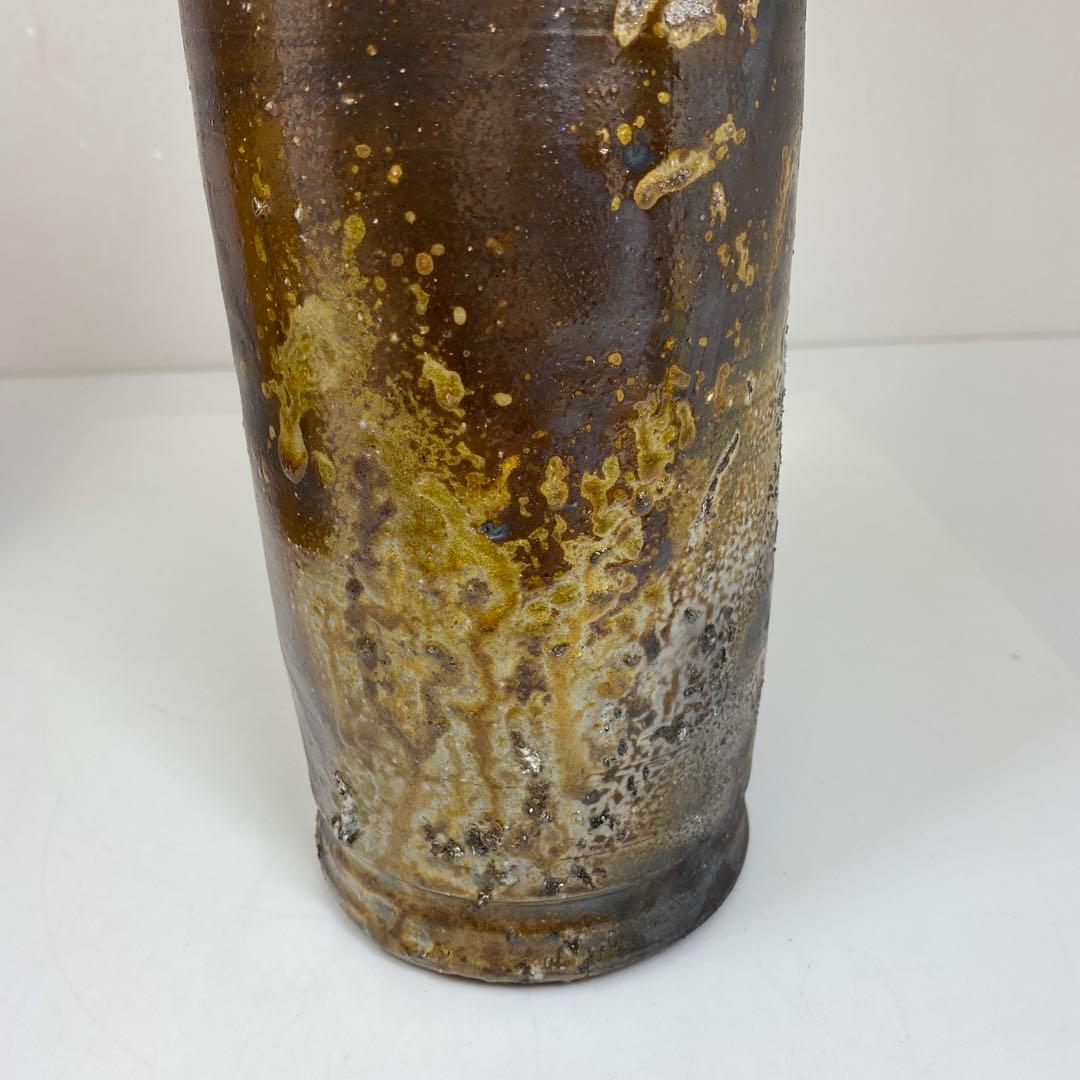 専用　出来良　藤原雄　花瓶　共箱　高さ約25㎝　東さ7-0520①