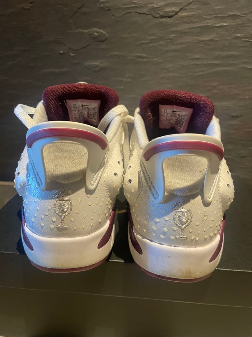 Jordan エア ジョーダン 6 ホワイト/バーガンディ