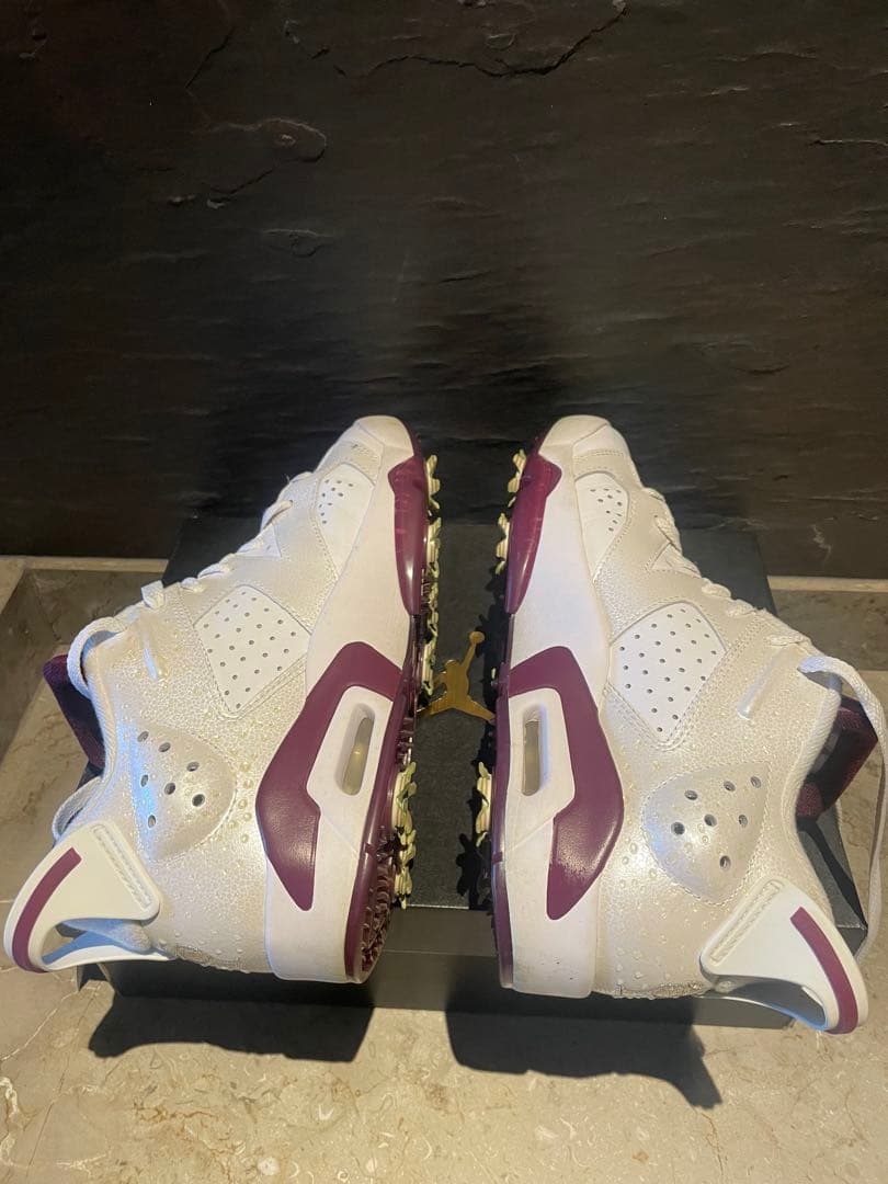 Jordan エア ジョーダン 6 ホワイト/バーガンディ
