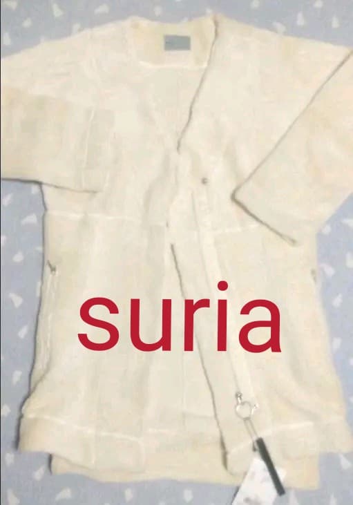 suria　新品未使用美品コート（M）オフホワイト