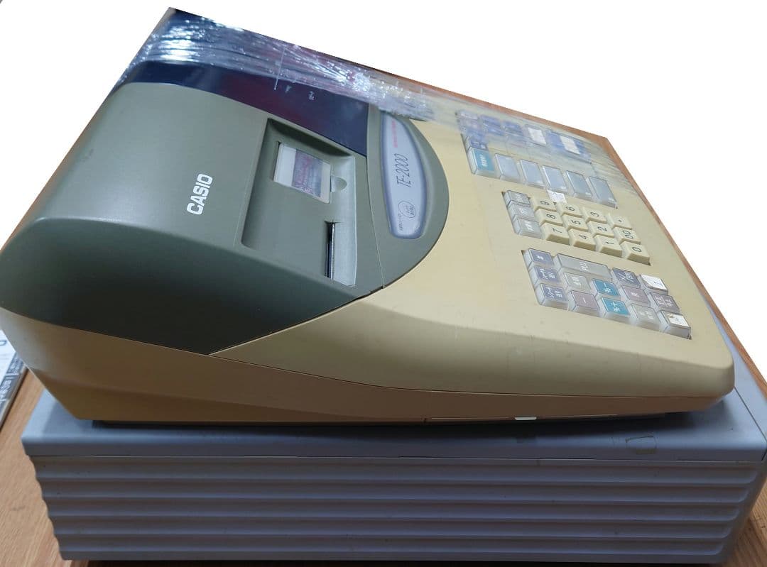 ■■CASIO TE-2000 電子レジスター 取説・鍵付