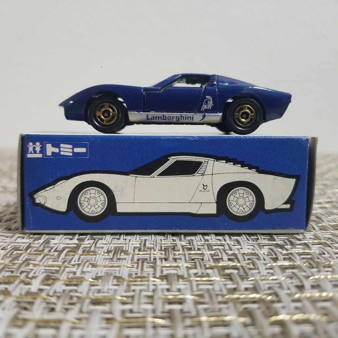 トミカ　青箱　No.F40 ランボルギーニ ミウラ SV　ブルー　日本製