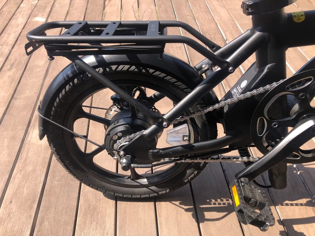 【送料込み】ERWAY A01 Lite 折りたたみ電動アシスト自転車 ブラック