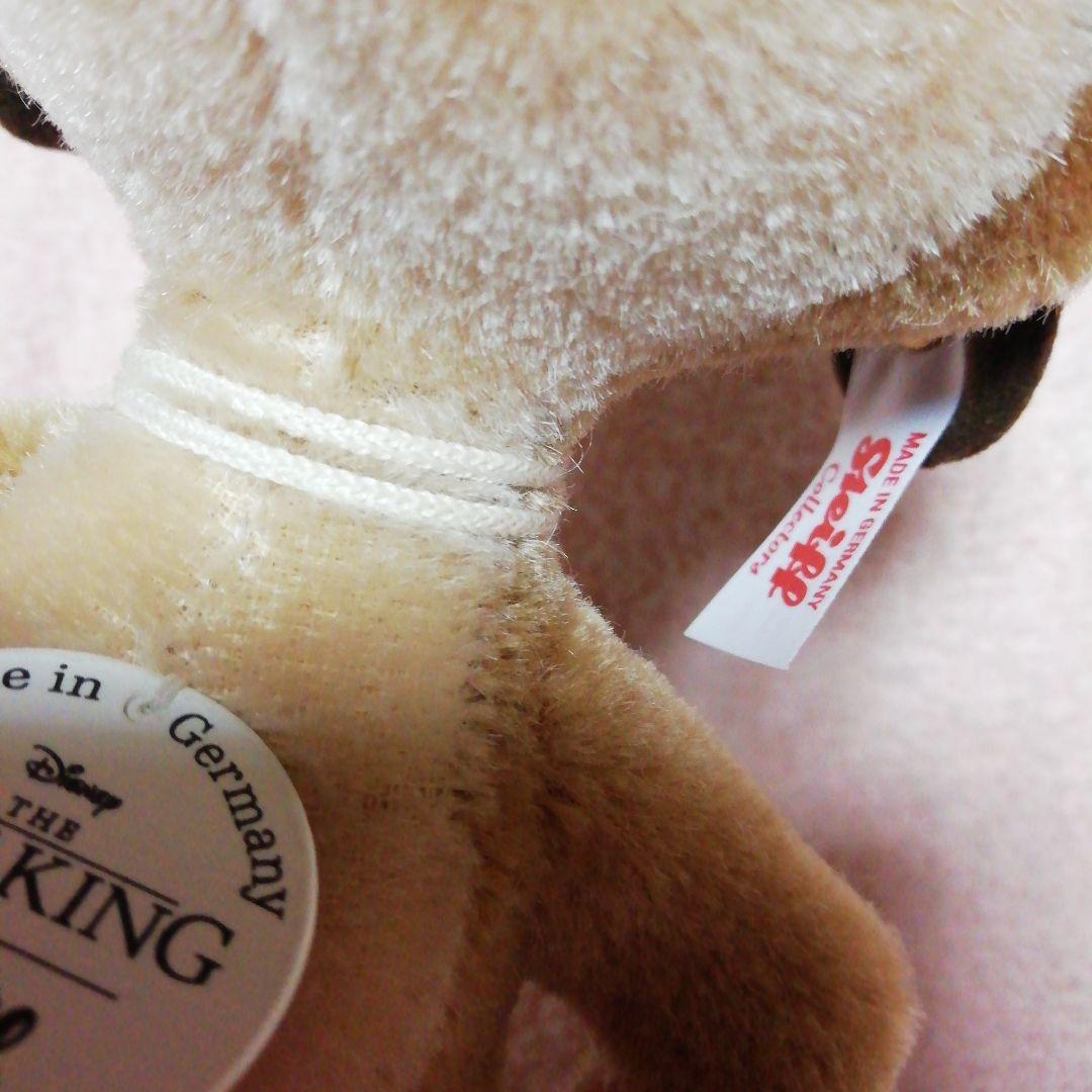 【ドイツ国内限定】Steiff　ライオンキング・ティモン　白タグ　新品自宅保管