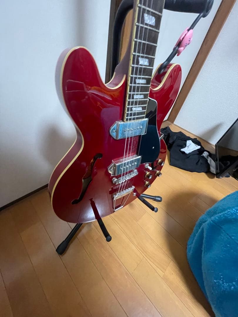 epiphone カジノ　チェリー　個人カスタム