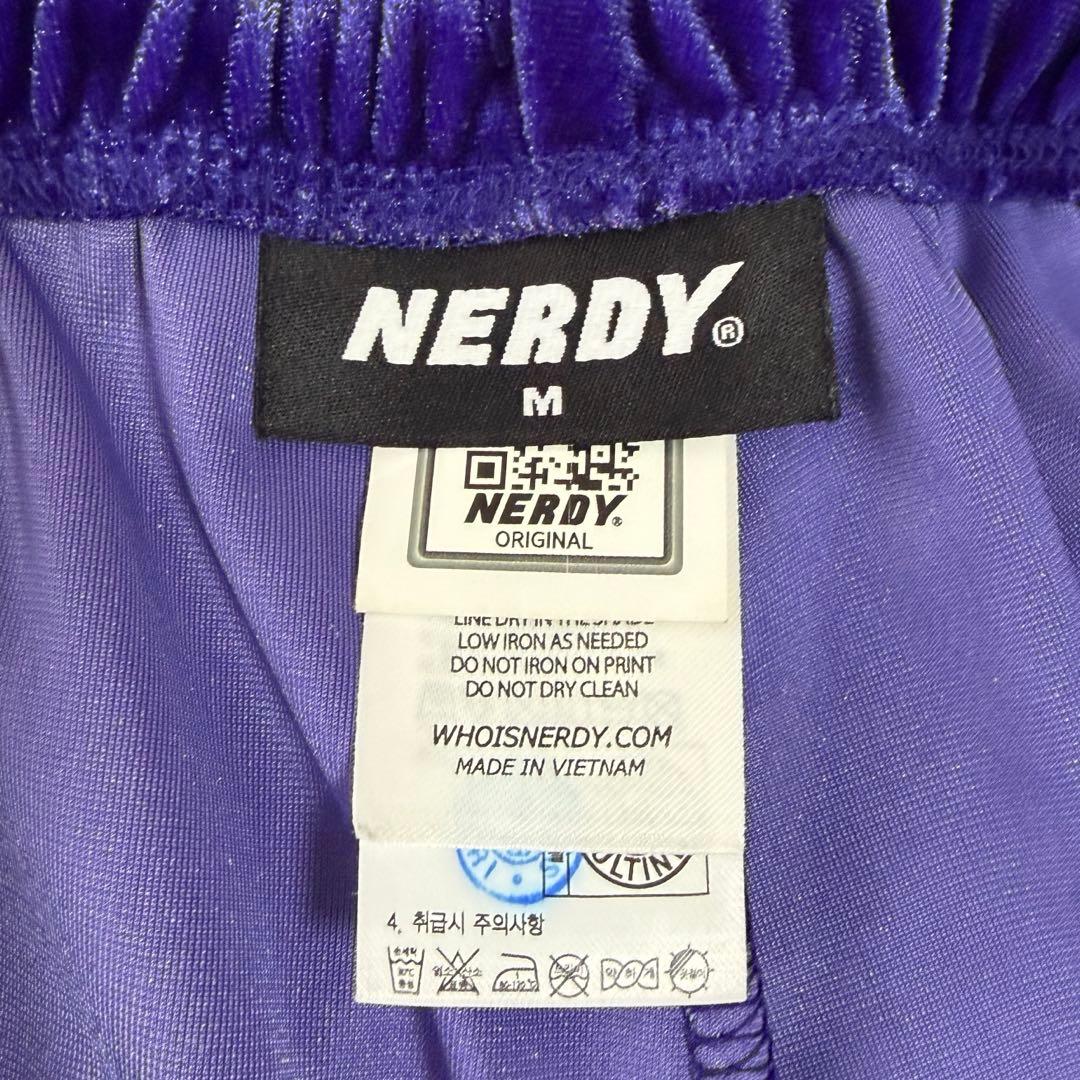 【美品】NERDY　ベロア　ジャージ　セットアップ トラックジャケット　M
