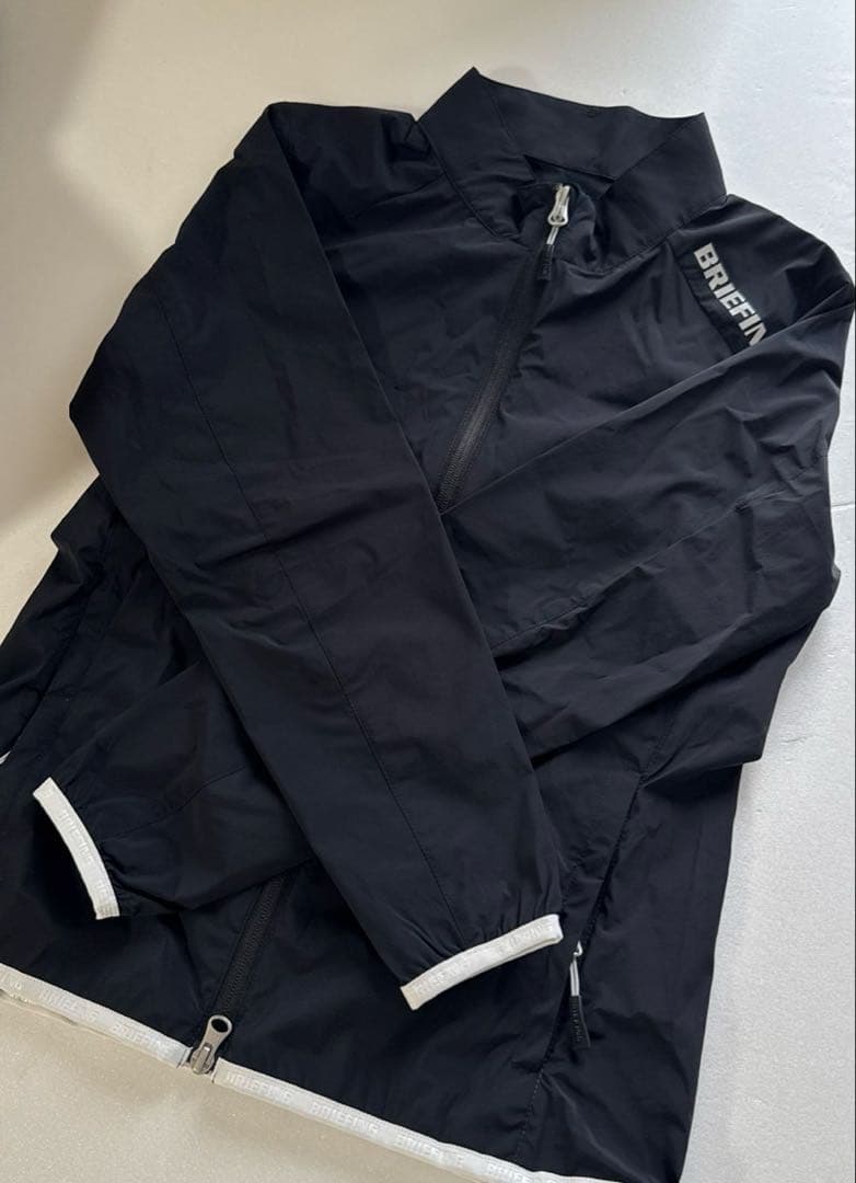 今季新作　ブリーフィングゴルフ 【撥水ストレッチ】スタンドネックシャカブルゾン
