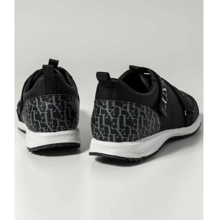 【新品】LUXEAKMPLUS ロゴテープゴルフシューズ 黒　29