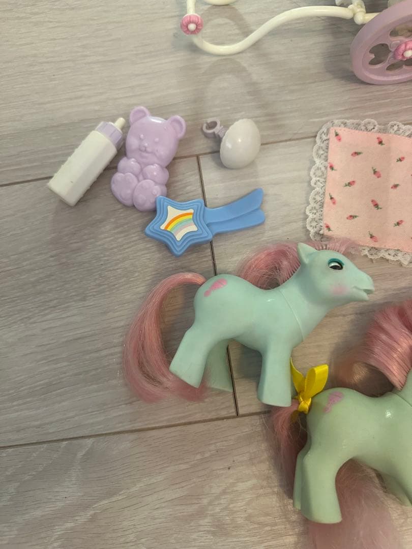 マイリトルポニー ヴィンテージ 乳母車バギー赤ちゃんポーリーポケットゆめかわ