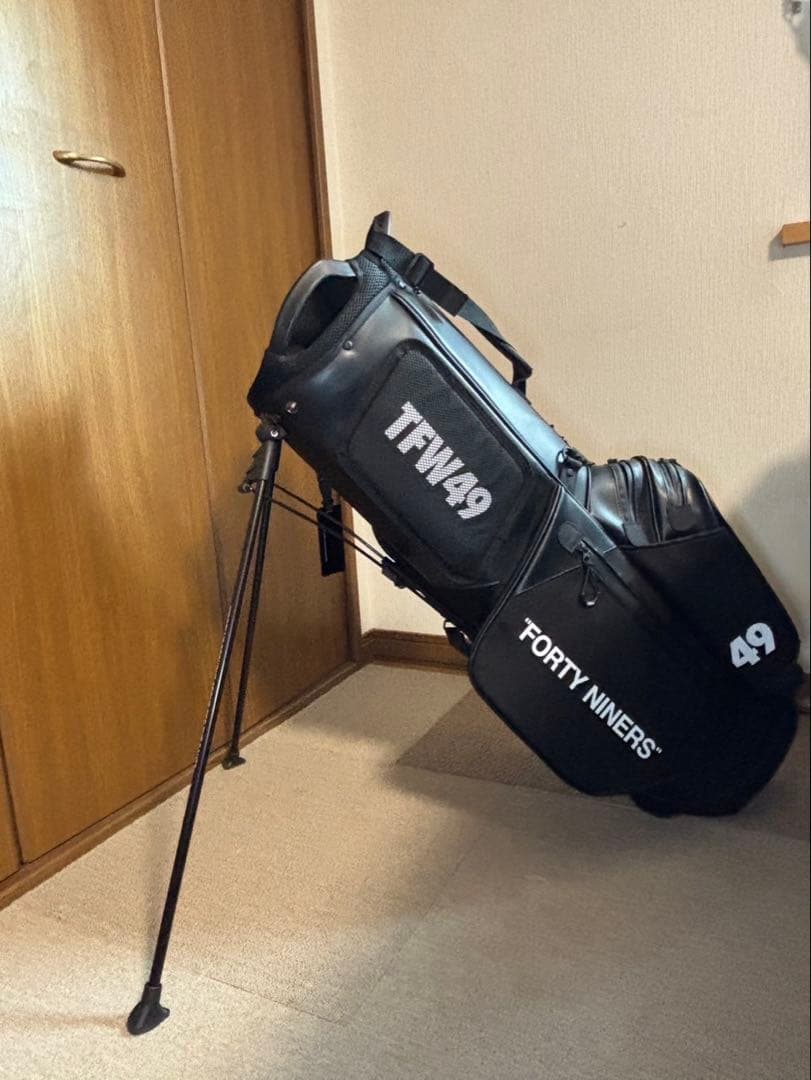 TFW49 NYLONキャディバッグ2025 ブラック