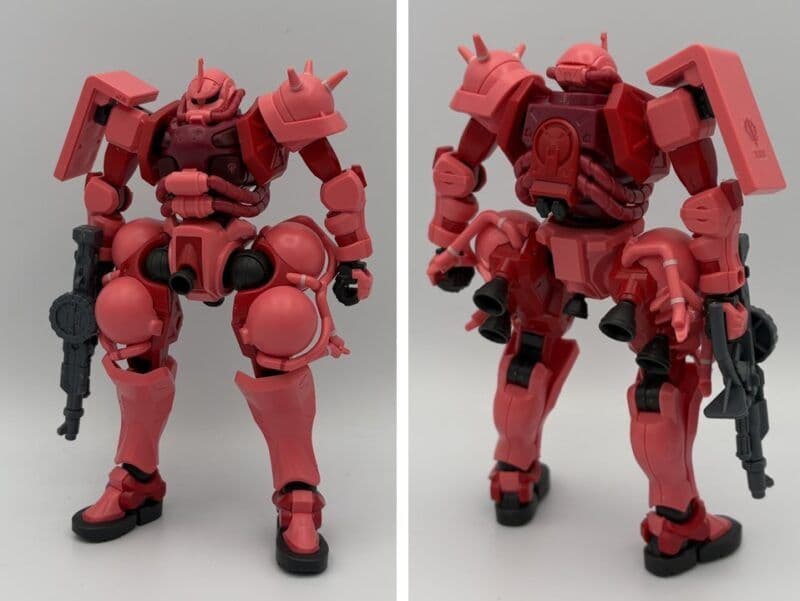 3体セット HG 1/144 ガンダムザガン シャア専用ザク 白いガンダム