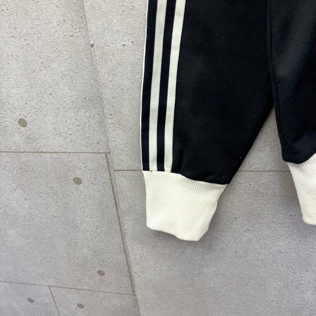 希少 adidas アディダス 00Ｓ ジャージ トラックトップ ハイネック 黒