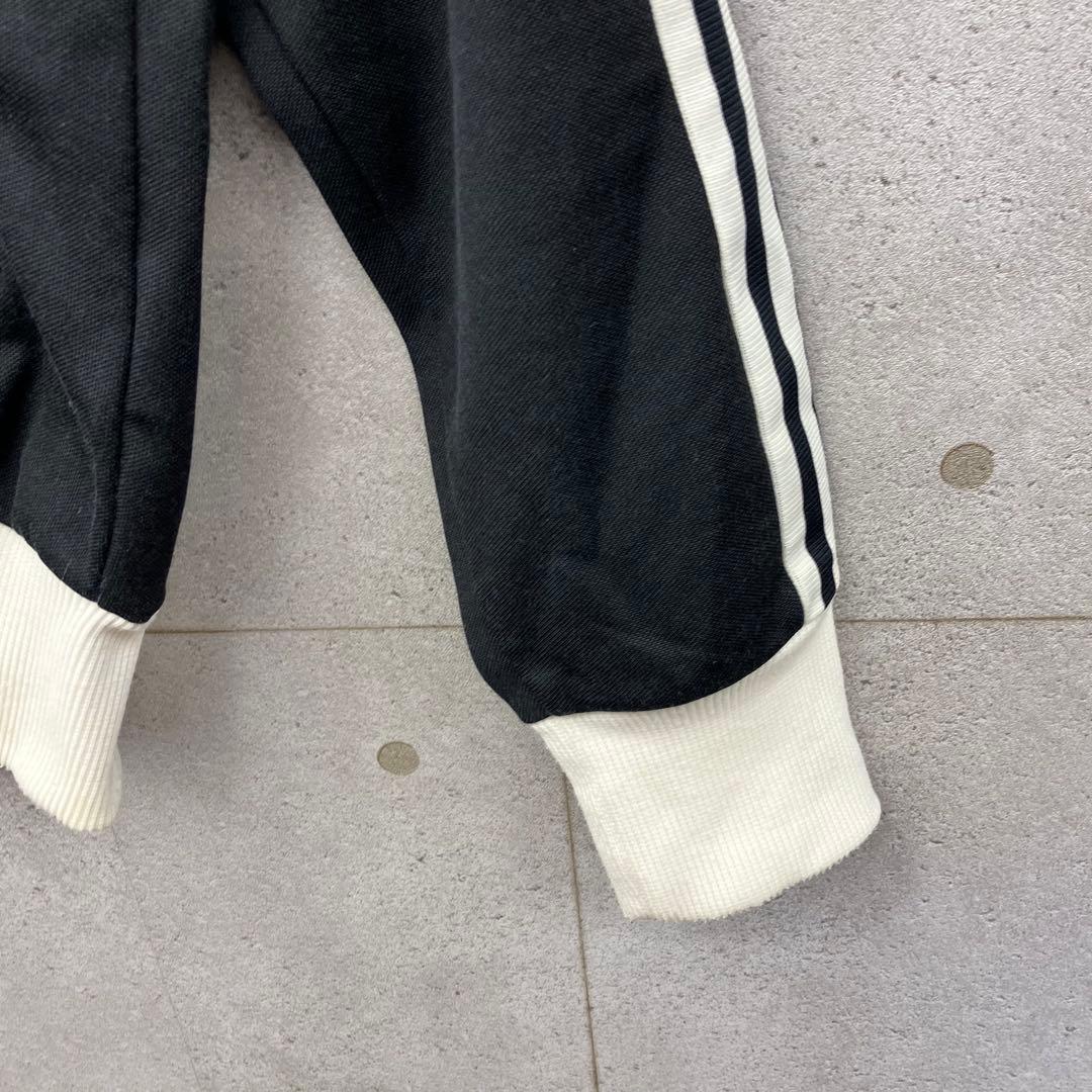 希少 adidas アディダス 00Ｓ ジャージ トラックトップ ハイネック 黒