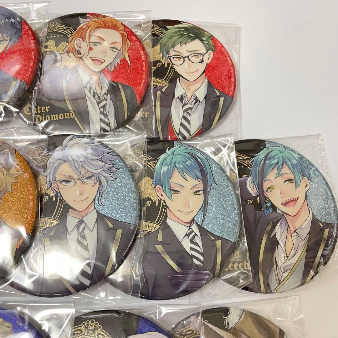 ツイステ　ツイステッドワンダーランド　缶バッジ　プライズ　式典服　制服　ナムコ