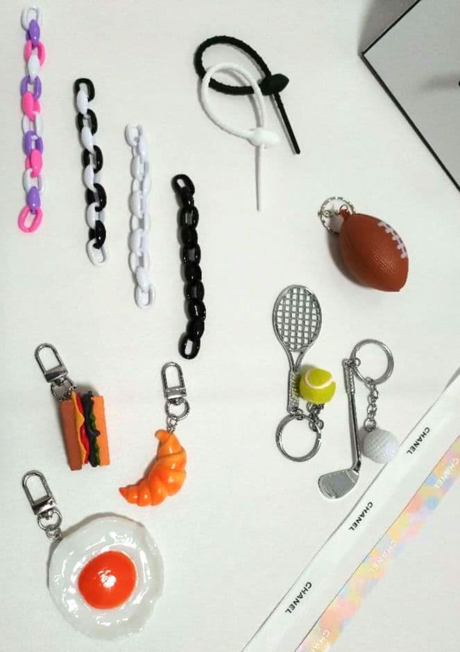 じゃらじゃらキーホルダー、ストラップ、チャーム用オプション　確認　ページ