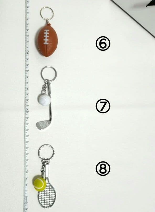 じゃらじゃらキーホルダー、ストラップ、チャーム用オプション　確認　ページ