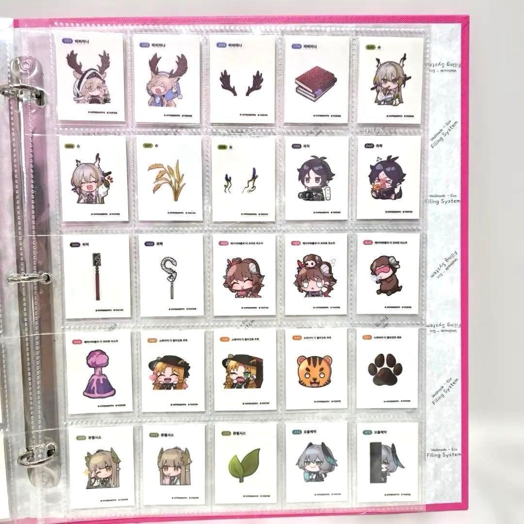 ☆韓国限定☆アークナイツ gs25 コラボ ステッカー シール 全80種