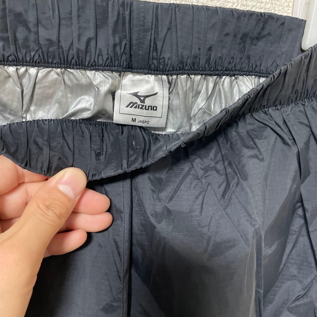 ミズノ(MIZUNO) サウナスーツ 減量着 ブラック×シルバー Mサイズ