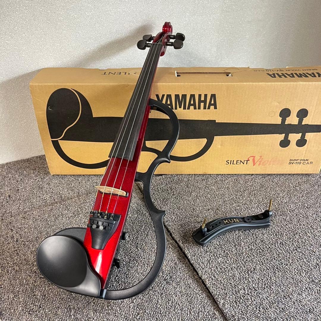 A27 極美品！YAMAHA✨サイレント バイオリン 赤 新生活応援！